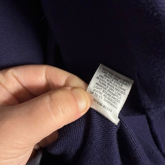 NWOT Pendleton Women’s 4-Pocket Open Style Knit Blazer Navy Size S - Picture 7 of 8